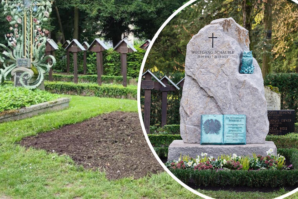 Nach Grab-Schändung: So wurde Wolfgang Schäubles letzte Ruhestätte hergerichtet