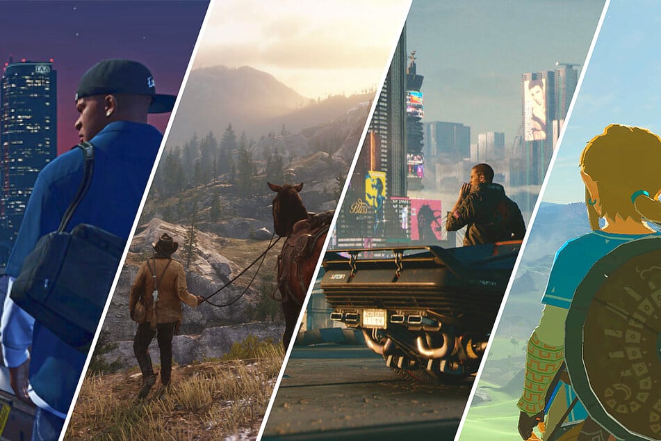 Open-world games give you plenty of searching, roaming, and feeling free.