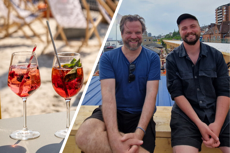 Hamburg: Cocktails vom Fass, regionale Speisen und Hafenblick: Neuer Beachclub lädt zum Verweilen ein