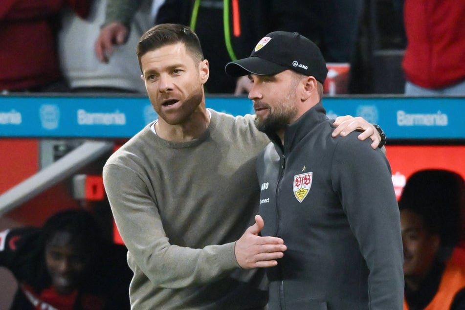 Sebastian Hoeneß (42, r.) hat mit dem VfB Stuttgart eine ähnliche Erfolgsstory erlebt wie Xabi Alonso (42, l.) bei Bayer Leverkusen.