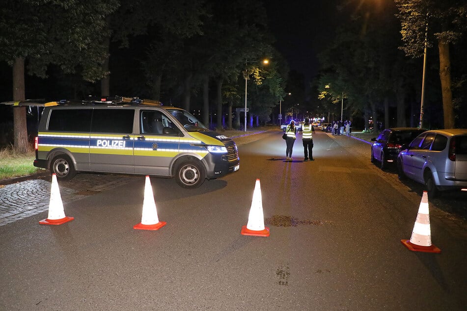 Auf der Pieschener Allee gab es nach dem Unfall kein Durchkommen.