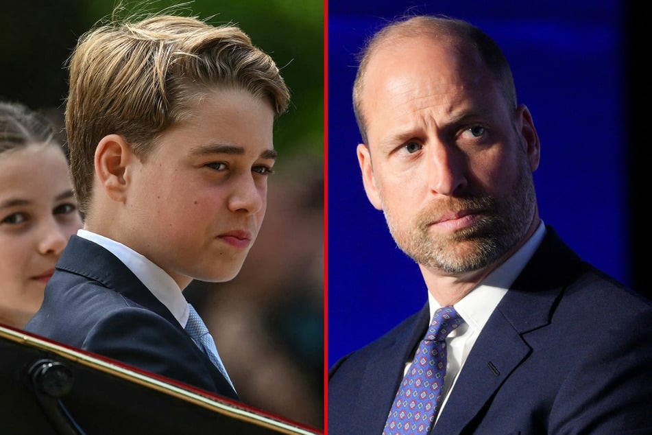 Prince George is set to attend the prestigious Eton College, where his father William (r.) also studied.