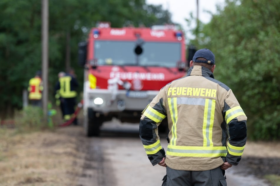 Der Regen hatte auch etwas Gutes: Er brachte laut DWD eine "massive Entlastung beim größten Waldbrand seit Jahrzehnten in der Gohrischheide".