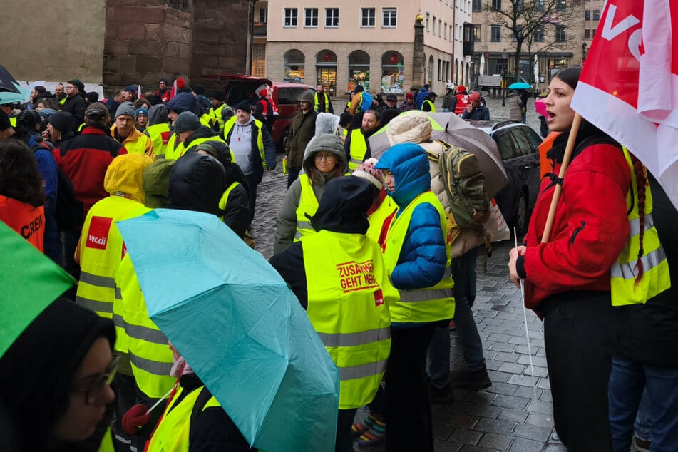 Wegen des Tarifkonflikts im öffentlichen Dienst wird gestreikt.