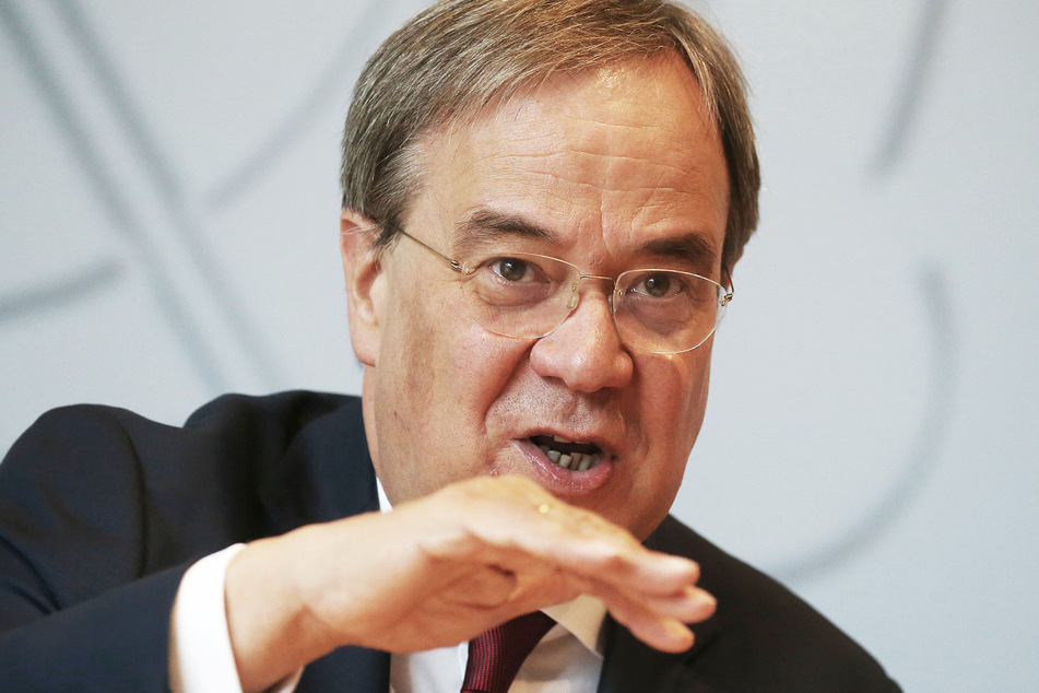 Armin Laschet (CDU), Ministerpräsident von Nordrhein-Westfalen, spricht in der Landespressekonferenz.