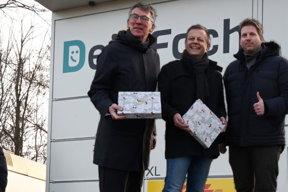 Leipzig: Mehrere Anbieter, eine Station: Hier lagern die Pakete direkt am Gleis