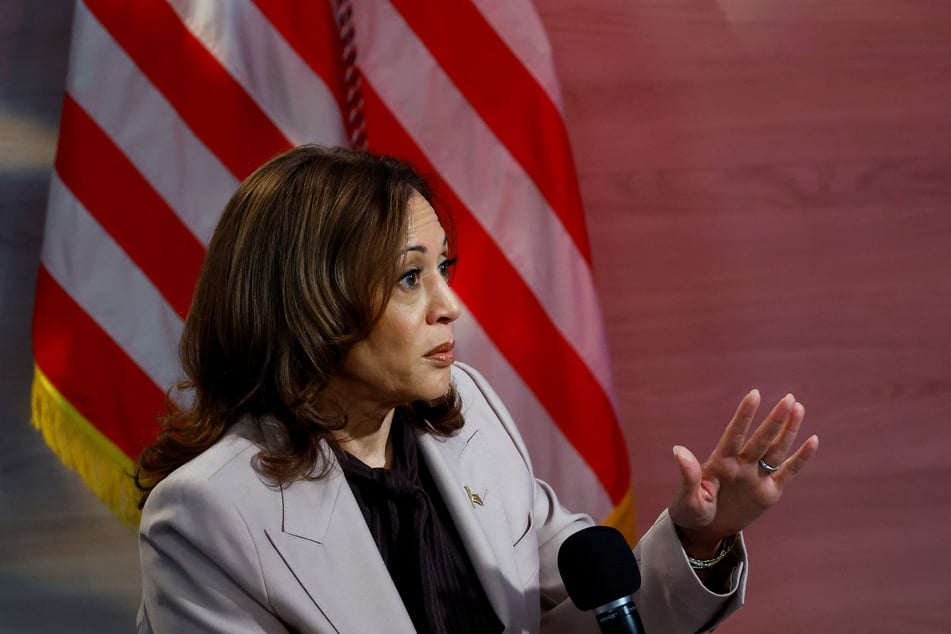 Vice President Kamala Harris declined to say whether she would take executive action to create a federal reparations commission if elected to the White House.