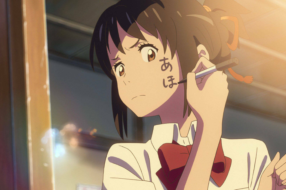 Screenshot from the popular 2016 film Your Name.