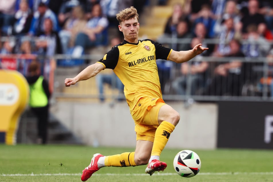 Dominik Kother leitete das Führungstor der Dresdner mit einem genialen Hacken-Pass ein.