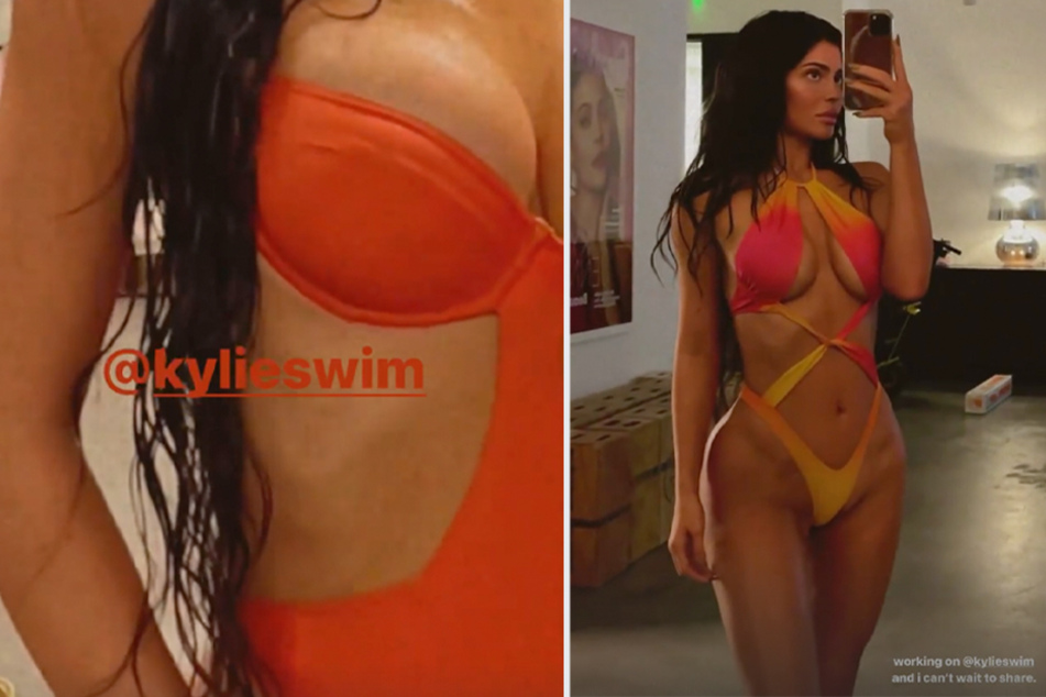 Kylie Jenner Teases New Swimwear Line With Smoking Hot Snaps