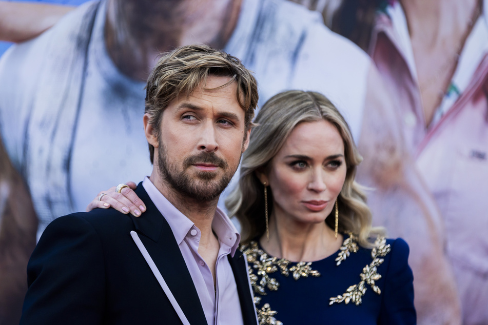 Die Hollywood-Stars Ryan Gosling (43) und Emily Blunt (41) feierten am Freitagabend in Berlin ihre Europapremiere zur Actionkomödie "The Fall Guy".