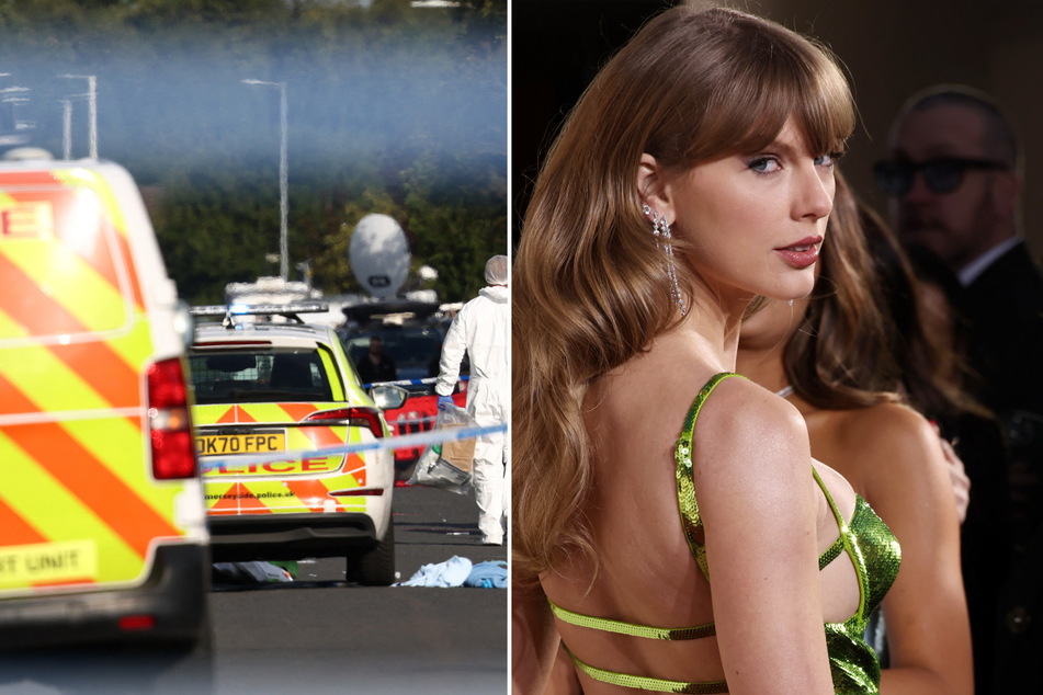 Taylor Swift said she was "completely in shock" after mass stabbings in England during a dance class themed around the pop star left three girls dead.