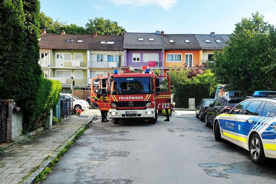 Die Feuerwehr war am Dienstagmorgen in der Bacherstraße in Giesing im Einsatz.