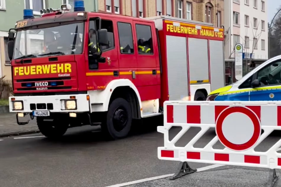 Bombenfund und Evakuierung in Hanau: Der Gefahrenbereich hatte einen Radius von etwa 500 Metern.