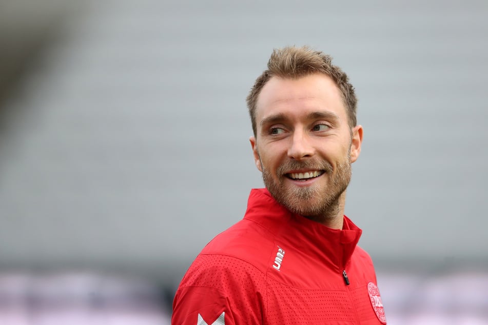 Christian Eriksen (30) in den Farben seines Landes Dänemark.