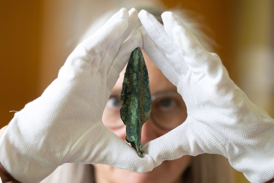 Auch diese Sperrspitze steckte im 3000 Jahre alten "Bronzehort".
