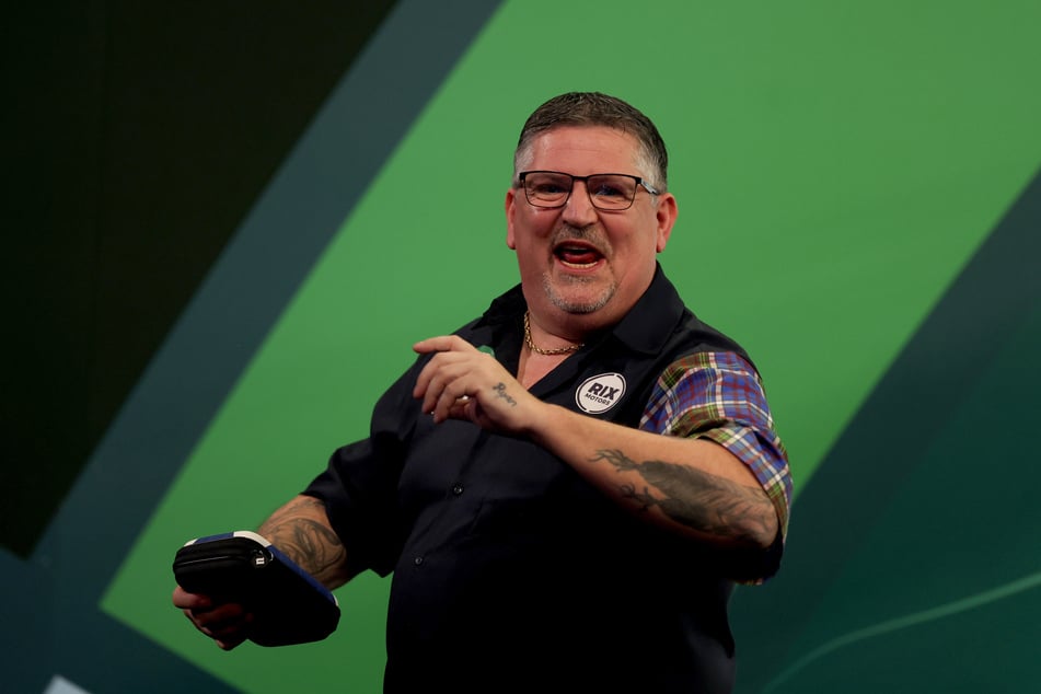Auch Gary Anderson (55) beschwerte sich beim World Cup of Darts über das neue Board.