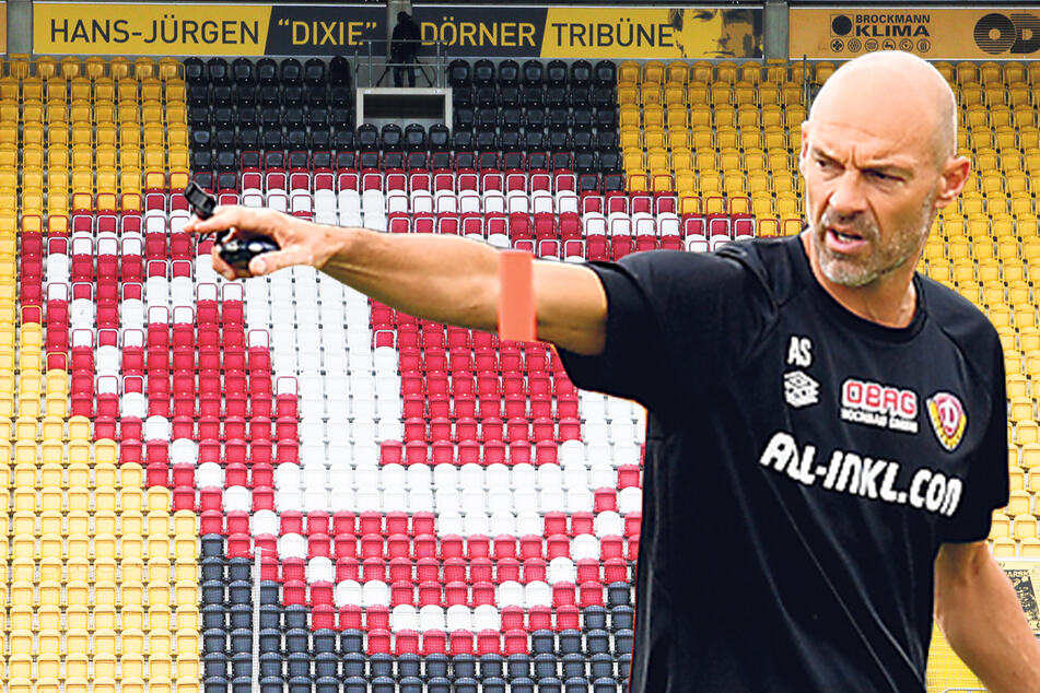 Dynamo Dresdens Coach Alexander Schmidt "tut es weh", wenn die Fans sein Team nicht unterstützen dürfen.