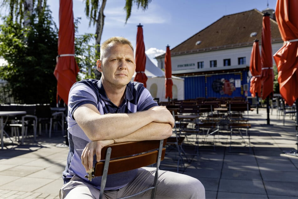 Kam mit der Lautstärke gut zurecht: Thomas Kian-Zenker (41) leitet das Restaurant Alberthafen.