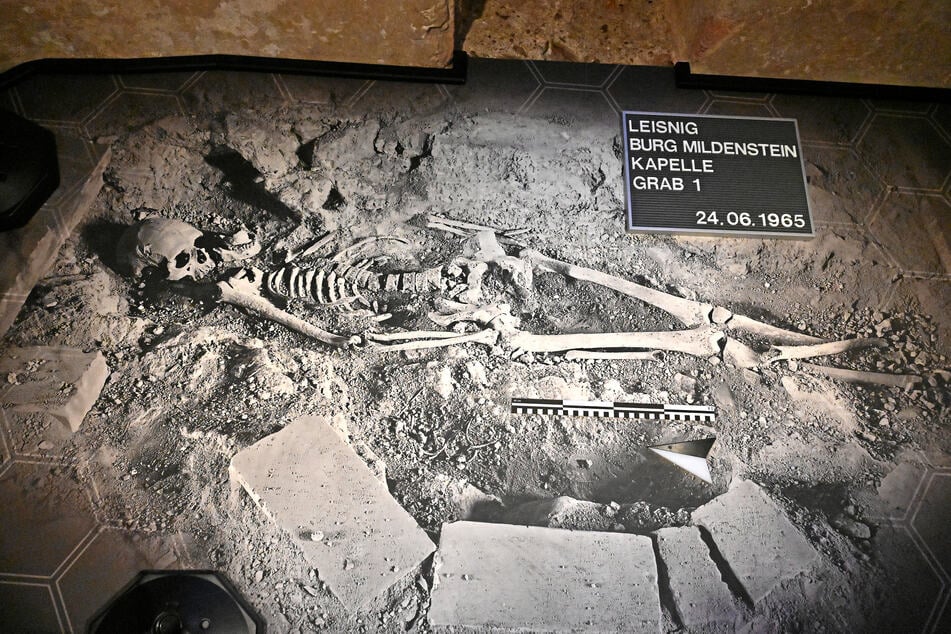 Das vor über 60 Jahren in der Burgkapelle gefundene Skelett gibt bis heute Rätsel auf.