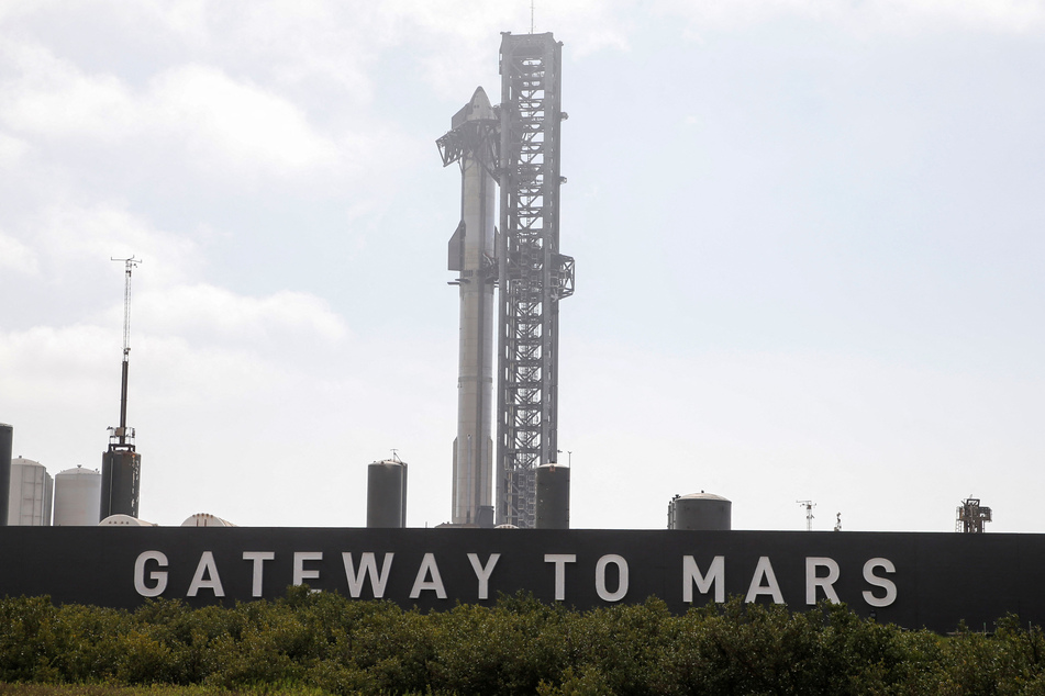 SpaceX's next-generation Starship spacecraft atop its powerful Super Heavy rocket is prepared for a third launch from the company's Boca Chica, Texas, launchpad.