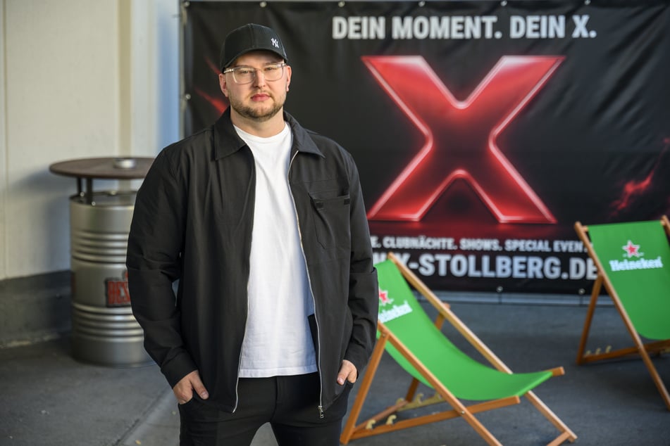 Eventmanager Dominic Weiß (31) ist mit der "X Stollberg"-Eröffnung zufrieden.