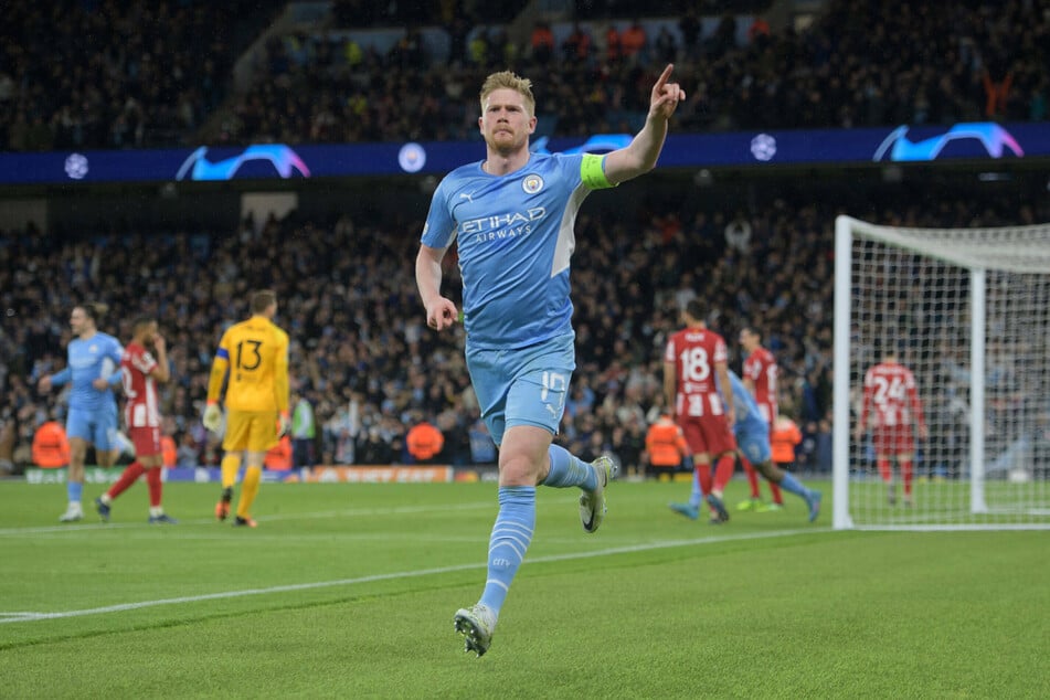 Kevin De Bruyne scored the only goal as Man City beat Atlético Madrid.