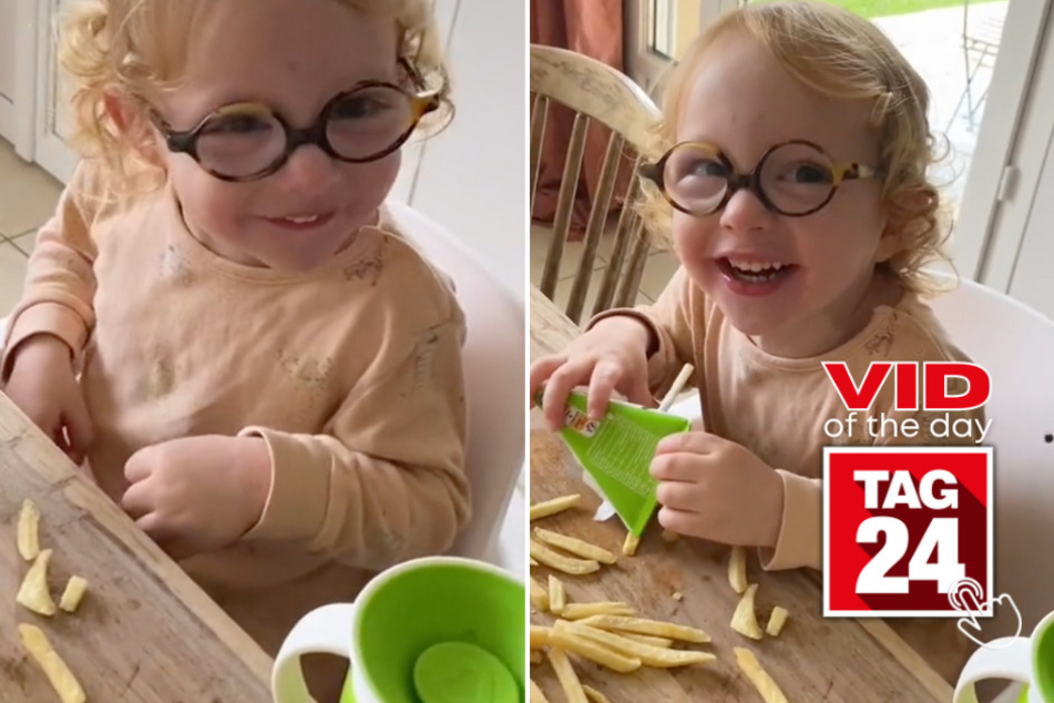 viral videos: Viral Video of the Day for October 9, 2023: Girl's infectious laughter goes wild with over 25 million views!