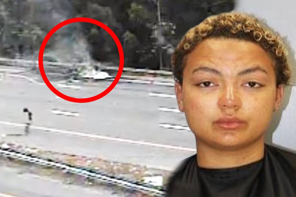 Mutter (23) steckt Auto in Brand - Baby an Bord!