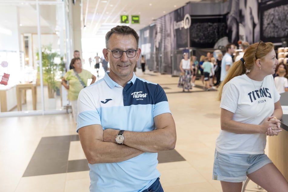 Titans-Geschäftsführer Michael Born (56) will den Basketball in Dresden noch attraktiver machen.