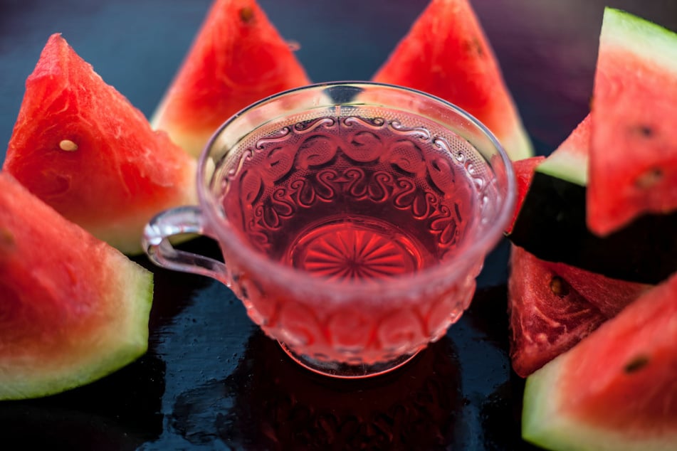 Die gemahlenen Kerne der Melone können auch als Tee aufgebrüht werden.