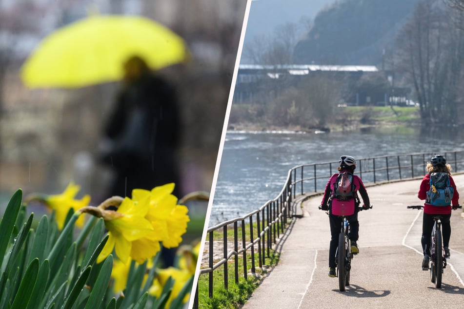 Sonne und Regen im Wechsel: Typisches April-Wetter am Osterwochenende