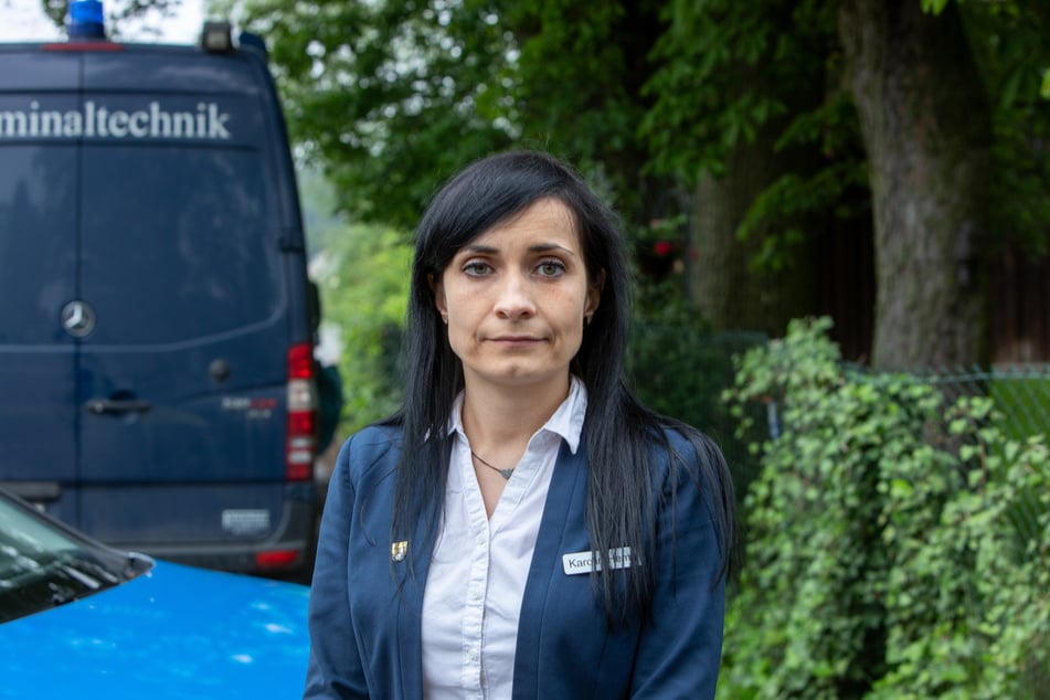 Polizeisprecherin Karolin Hemp (35).