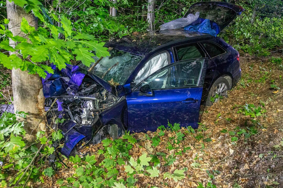 Das Unfallauto setzte nach der Kollision automatisch einen Notruf ab.