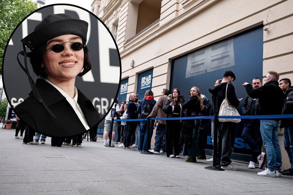 Billie Eilish: Auch Promi dabei: Hier stehen Fans Schlange - um Billie Eilish zu umarmen