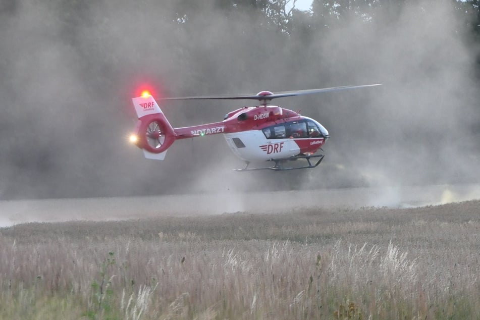 Auch ein Rettungshubschrauber wurde angefordert.