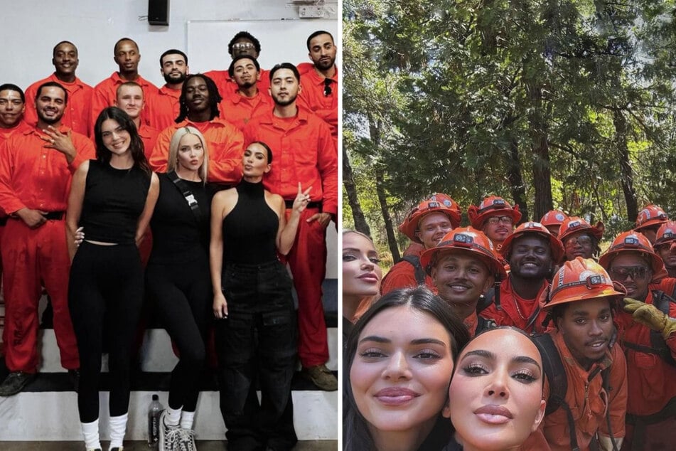 Kendall Jenner joins Kim Kardashian for visit with incarcerated firefighters