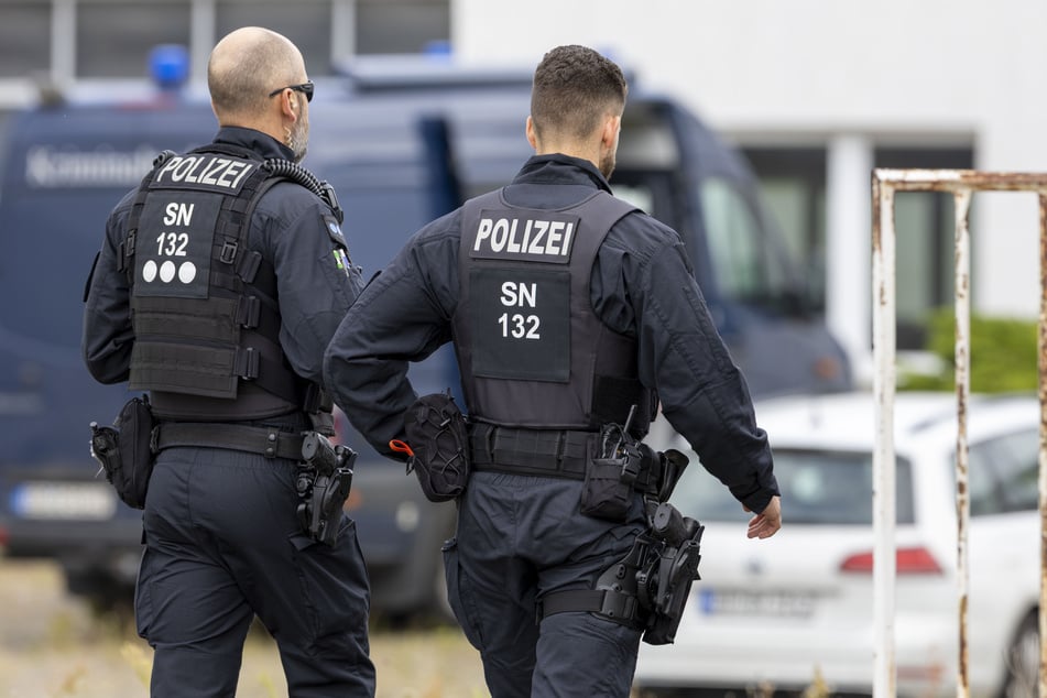 Der Großeinsatz sorgte in Heyda für Aufsehen.