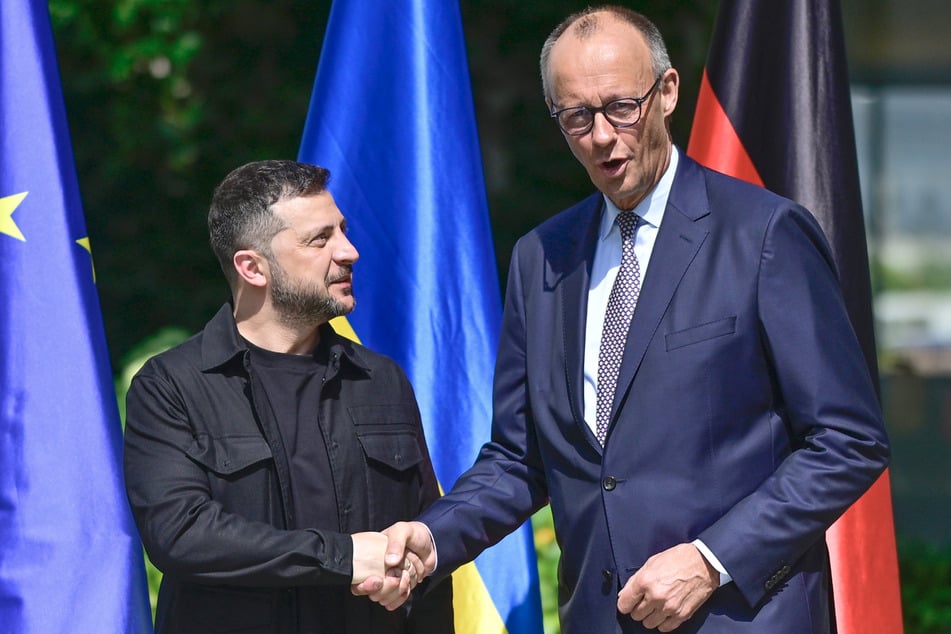Schnelles Wiedersehen: Ende Mai lud Friedrich Merz (69, r.) Ukraine-Präsident Wolodymyr Selenskyj (47, l.) zuletzt ins Kanzleramt nach Berlin
