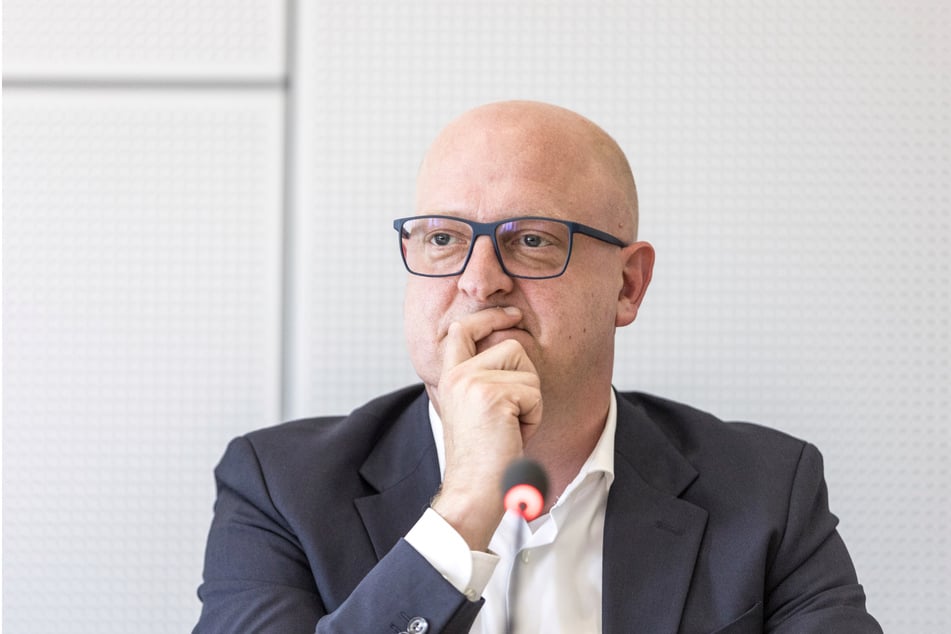 Henning Homann (44), Vorsitzender der SPD in Sachsen, spricht in Bezug auf die Gespräche mit dem BSW von einer Kennlernphase. (Archivbild)