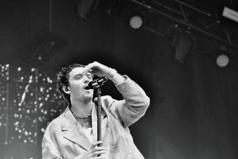 Lauv performs during Day 2 of Governors Ball Music Festival on Saturday, June 10, 2023.