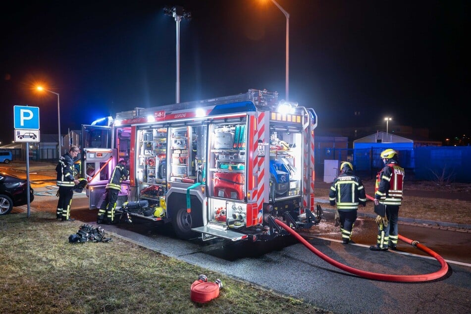 Leipzigs Feuerwehr war am Freitagabend im Stadtteil Mockau gefordert.