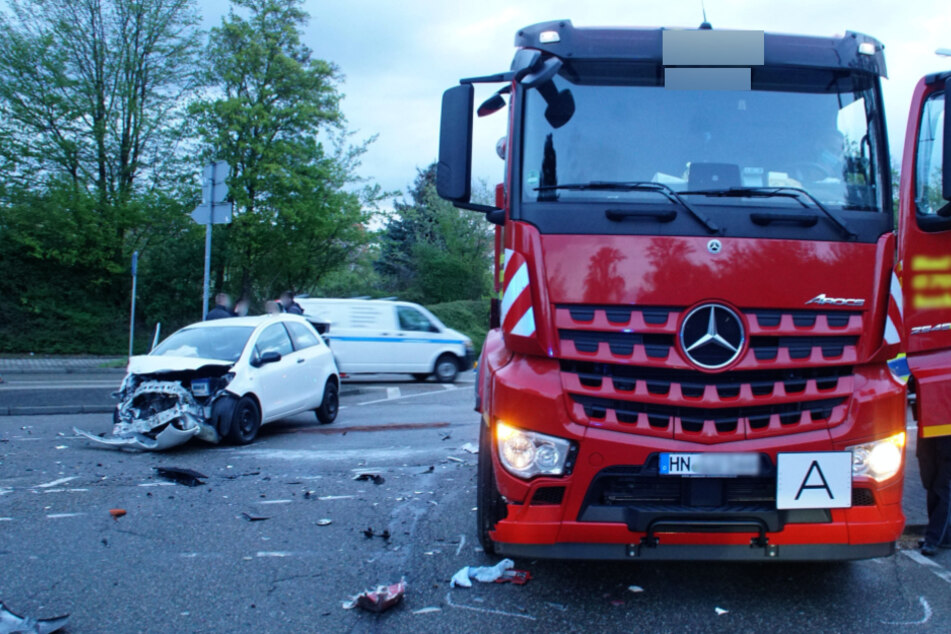 Die beiden Fahrzeuge sind miteinander kollidiert.