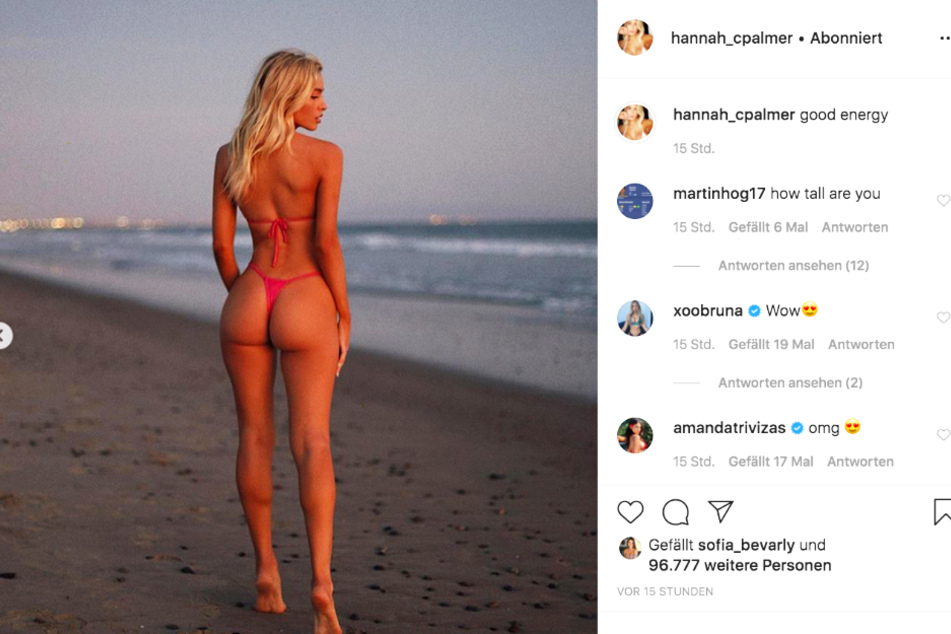 Hannah Palmer postet regelmäßig sinnlich-erotische Fotos.