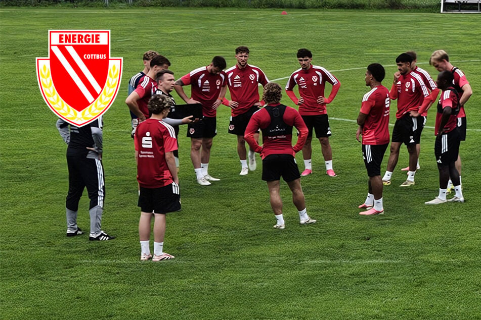 Energie Cottbus im Trainingslager: FCE macht Spielanalyse auf dem Platz