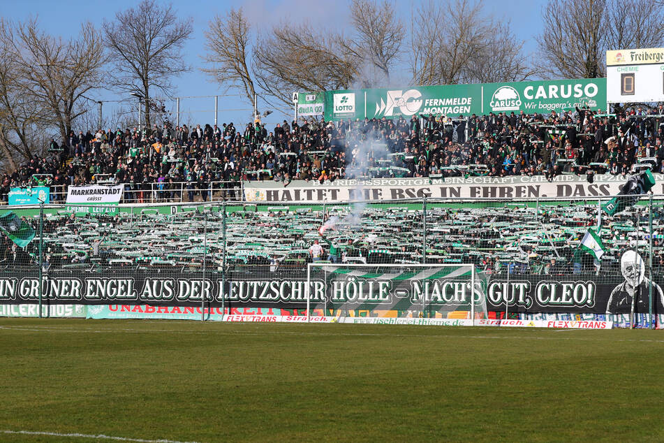 Wie viele Fans der BSG Chemie Leipzig werden sich am Mittwochabend in den Alfred-Kunze-Sportpark begeben?