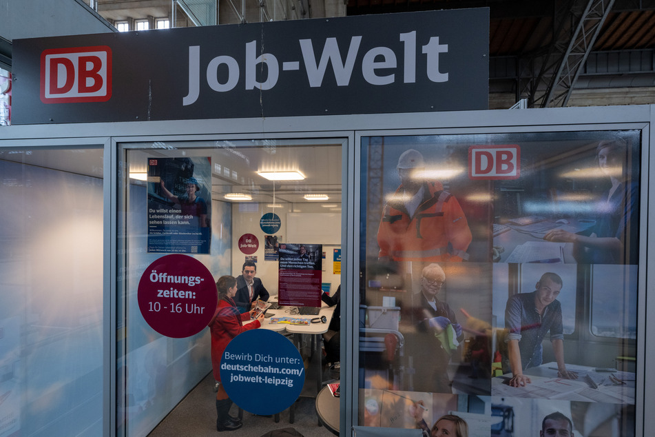 Das Beratungszentrum in Leipzig soll neue Mitarbeiter für die Bahn anwerben.