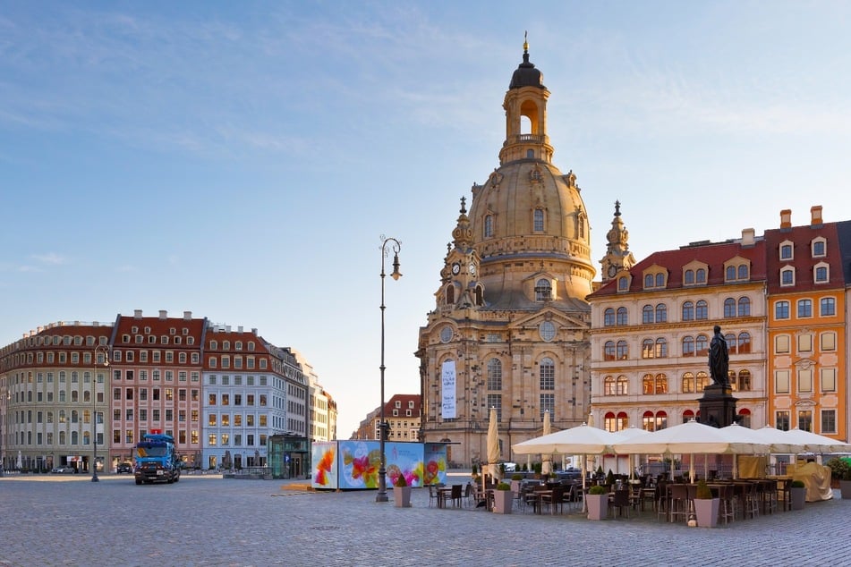 Auf dem Neumarkt findet am Freitag ein bunter Markt statt - ganz im Zeichen der Demokratie.