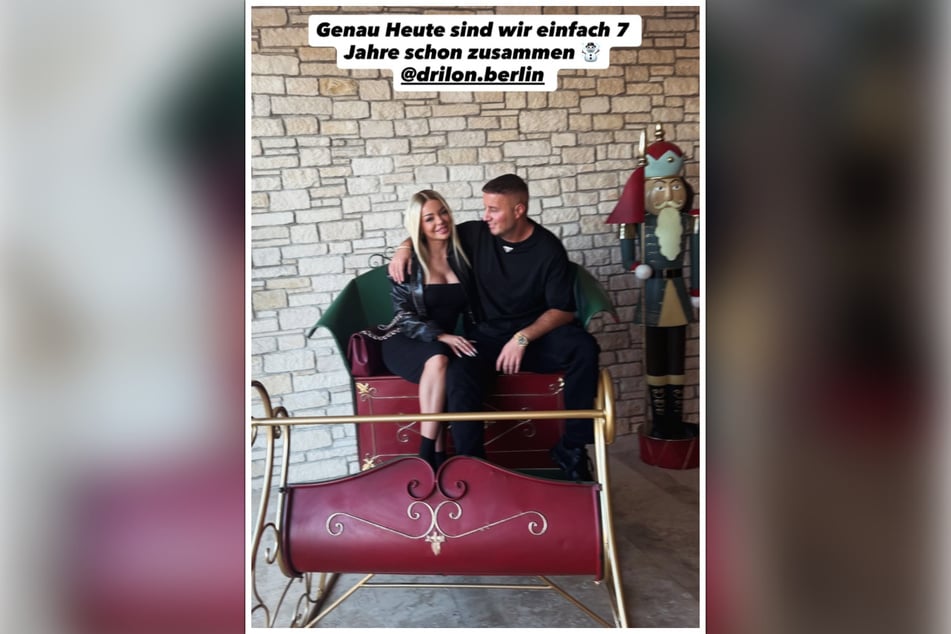 Dieses Foto mit Drilon Cocaj teilte Katja Krasavice (29) in ihrer Instagram-Story.