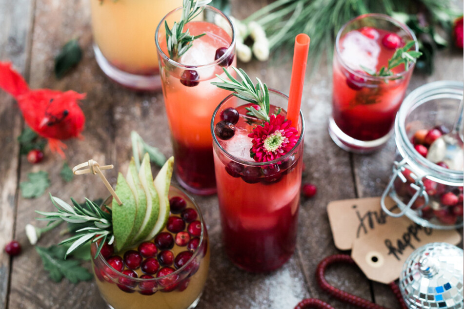 A red wine-based sangria adds the perfect amount of holiday cheer to National Sangria Day!
